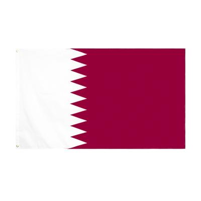 China Waterproof Hot sale Flags of participating countries in the 2022 Qatar World Cup Qatar National Flag for sale