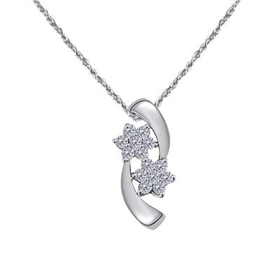 China Fashion Snowflake Pendant Necklace Wedding Jewelry for sale