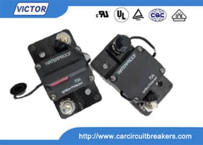 China Flush Mount Bussmann Circuit Breaker , 30A 12VDC 24VDC DC Circuit Breaker for sale