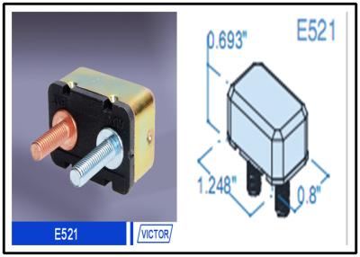 China 10A 20A 40 amp  Overload 24V Circuit Breaker with reset button , Plastic cover for sale