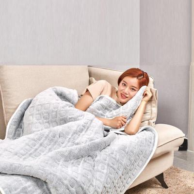 China Hot Selling Heated Hotel Home Office Use Machine Washable Electric Blanket for sale