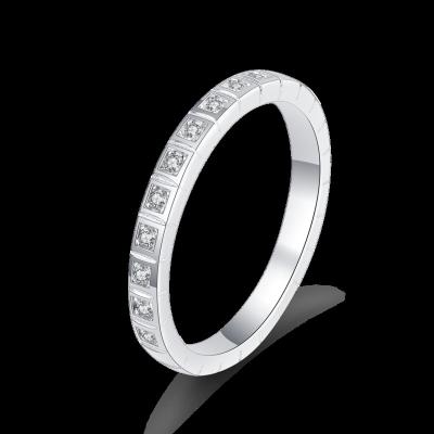 China Wholesale Fast Delivery 925 Sterling Silver Gemstone Rings For Anniversary Engagement Moss Diamond Ring Jewelry Making for sale