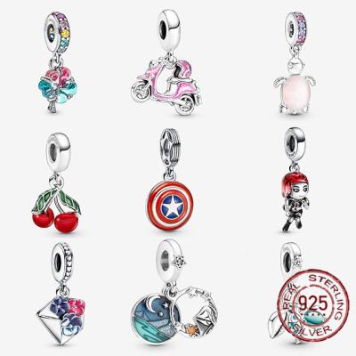 China Hot sale ALE925 FASHIONABLE octopus chameleon pendants pandoraer charm for women DIY bracelet jewelry making for sale