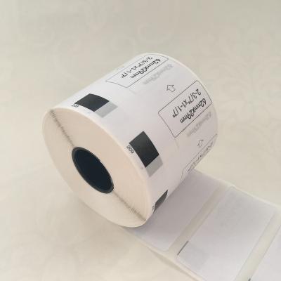 China Good Quality DK-11.209 Waterproof Brother Factory Direct Compatible China Tape Roll Thermal Label 62mm*29mm for sale