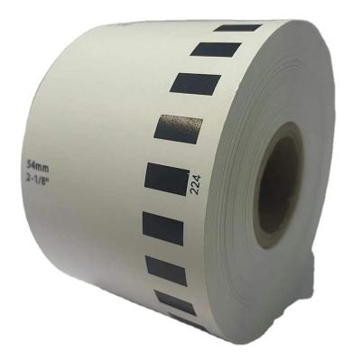 China Waterproof Manufacturers Selling DK-N55.224 Brother Tape Compatible Clear Labels Direct Thermal Label for sale