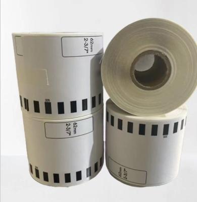 China Waterproof customize label compatible DK-22.205 waterproof 62mm*30.48m labels printing direct thermal label for sale