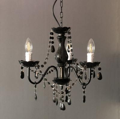 China Light Black Maria Theresa EUROPEAN 3 Gypsy Home Interior Decoration Crystal Chandelier Lights for sale