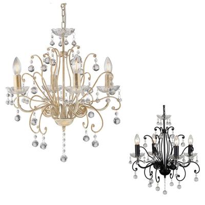 China EUROPEAN Modern Crystal Marie Chandelier 4-Light Acrylic Ceiling Light for sale