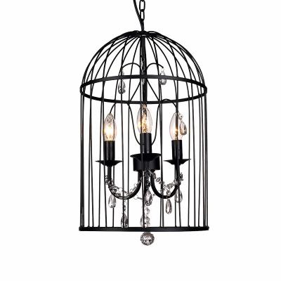 China Birdcage Home Ceiling Light Furniture Garden Light LED Garden Decor Chandelier Pendant Light for sale