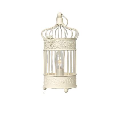 China Industrial Antique Side Birdcage Decorative Table Lamp for sale