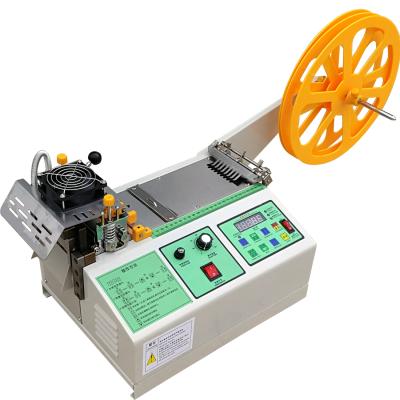 China Garment Shops Cold Hot Professional Earlopp Cutting Machine Knife Nylon Belt Cutting Machine for sale