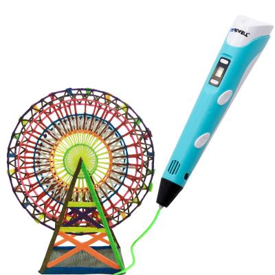 China 8 Years Old And Above 3D Pen With LCD Screen Perfect Gift For Kids To Improve Space Thinking 3D Printing Pen For Creative Skills for sale