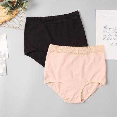 China Women Panties Cotton Breathable Comfortable Underwear High Waisted Ladies Sexy Shorts For Lace Up Panties for sale