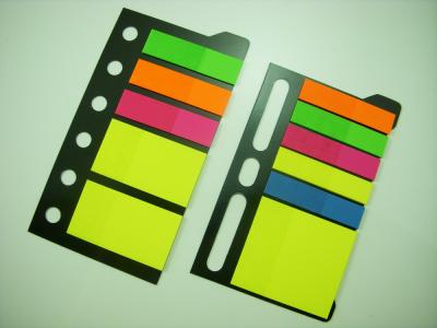 China Customized Colorful Printed Sticky Note Pads , Shaped Sticky Notes For Color-Coding for sale