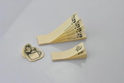 China Costom Mini Paper Shaped Sticky Notes With Logo Printed For Classifying / Instructions for sale