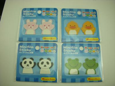 China Personalized Special Shape Pretty Colored Sticky Note Pads With Self Adhesive Back for sale