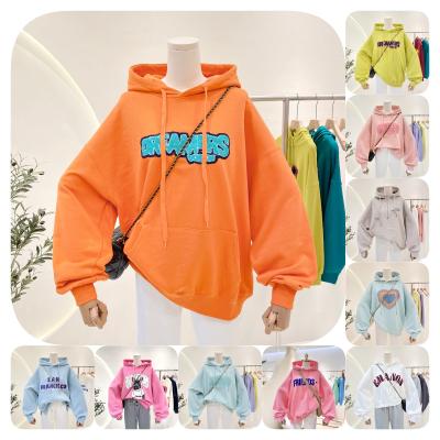 China Anti Shrink Women's Hoodies Hip Hop Style Winter Basics Mist Casual Long Sleeve Harajuku Tops Letter Hoodie Sweatshirt Wholesale for sale