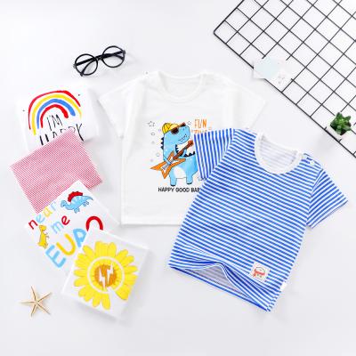 China 2022 Summer New Children's Clothing Short Sleeve Children's T-shirt Baby Jacket Boy's Sleeve Clothing Breathable Wholesale for sale