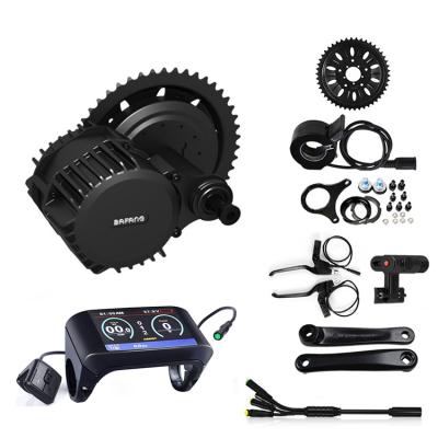 China Single Wheel 36V 250W Bafang/8fun BBS01B Electric Bike Conversion Kit 750C Mid Drive Motor Single Crank Drive Kits Mid Show Fit Ebike Motor for sale