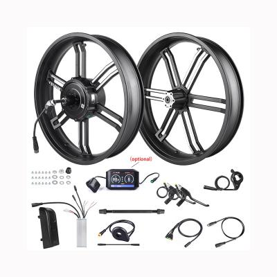 China Two Rim Akkubici 48v 750w Rear Hub Motor Fat Tire Rim Wheel All-in-one ebike motor ebike wheel kit with diy electric bike conversion kit for sale