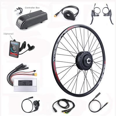 China bafang 850C single wheel Akkubici 36V 250W electric bicycle conversion kit 17.5/14ah lithium battery lcd display for sale