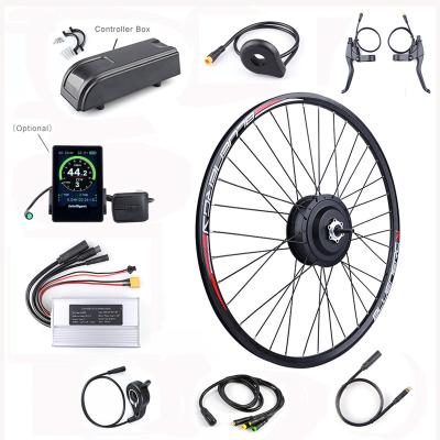 China Akkubici 36V 250W single wheel electric bicycle motor bafang 36/48/52 V lithium battery lcd display conversion ebike kit 860C for sale