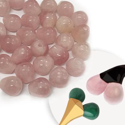 China China Real Rose Quartz Globes For Making Stone Face Massage Rollers for sale