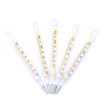 China Used in the mouth and under the armpit guaranteed quality Mercury Medical Thermometer Mercury Free Unique Thermometer for sale