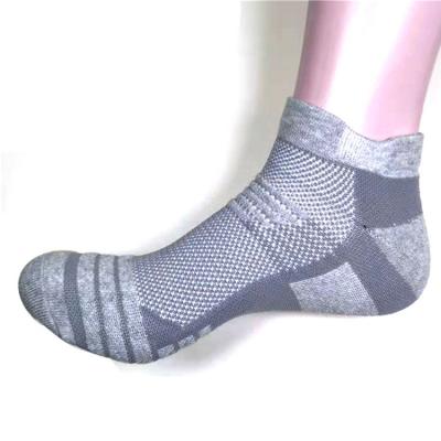 China Hot-Product Crew Sport Athletic Buckle Sock Half Terry Sock With Embroidered Logo for sale