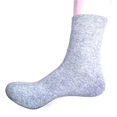 China Popular Athletes Recommend Anti Slip Crew Sock French Terry Sock for sale