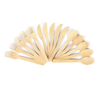 China High Quality Eco-friendly Spoon Disposable Cutlery Set 3.5 Inch Bamboo Fork For Outdoor Travel Buffet for sale