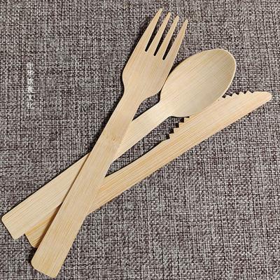 China Spoon Knife Cutlery Eco - Friendly Fiber Set Handle Disposable Flatware Bamboo Dinnerware Fork for sale