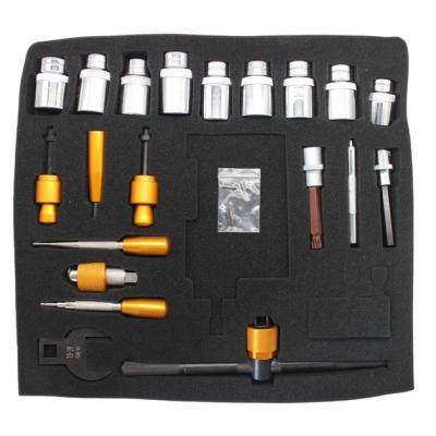 China Electronic Control Diesel Injector Disassembly 20 Pcs Repair Tool Kit for sale