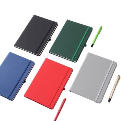 China Wholesale Retail Cheap Leather Hardcover Book PU Cover Notebook A5 80 Hard Sheets for sale