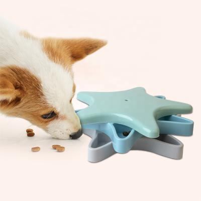 China Wholesale New Design Pet Food Play Stored Intelligent Hidden Dish For Dog Slow Eating Puzzle Interactive Training Toys for sale