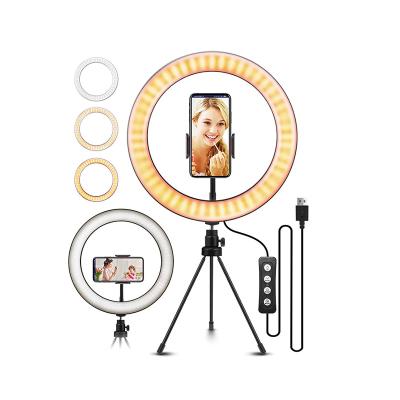 China 12 Inch Table Led Selfie Light Ring With Tripod Stand And Phone Holder For Makeup Video 12 Inch for sale