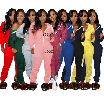 China Breathable Wholesale Drop Jogging Sweat Suits Set 2021 Joggers Sweatsuit Women Tracksuit For Women for sale