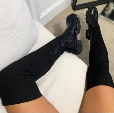 China Other Autumn Winter Fashion Casual Long Tube High Top Over The Knee Boots Women's Thick Soled Platform Boots for sale