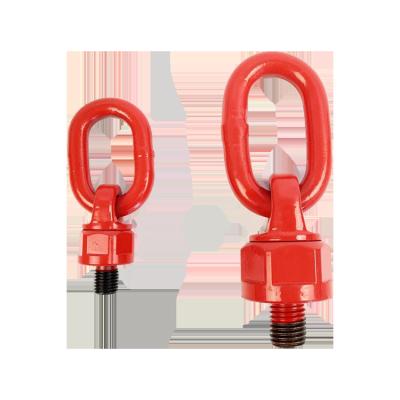 China 360 Degree Rotating 360 Ring Swivel Eye Bolt Alloy Steel Hoist Rotary Hoist Ring for sale