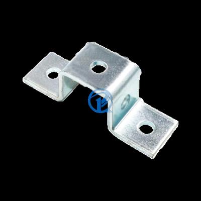 China Seismic Channel Seismic Strut Construction Fastener Connector Bracket Single Channel Steel U Shaped Fastener for sale