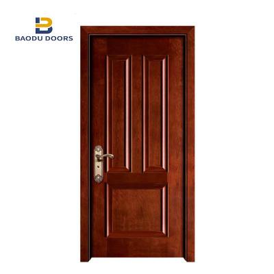 China Modern wooden front door design front entrance soild carving wooden door as main entrance sign wood for sale