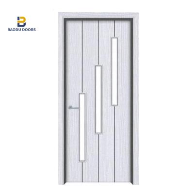 China Modern wpc door panel (wooden plastic composite door panel) soundproof and waterproof wpc hollow door for sale