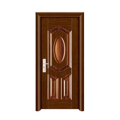 China Modern Hot Sale Interior American Steel Door Security Single Door Designs Bangladesh Style Steel Door for sale