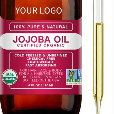 China Skin Revitalizer HIGH LEVEL FOR COLD PRESSED 100% HEXANE-FREE UNREFINED INGREDIENT JOJOBA PREMIUM NATURAL GOLD ORGANIC OIL ONE ONE for sale