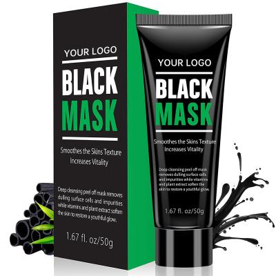 China Moisturizer PEEL BLACKHEAD MASK DEEP CLEANSING BLACK BAMBOO ACTIVATED CHARCOAL PEELABLE BLACKHEADS ACNE DAMAGES SOLVENT FACIAL MASK for sale