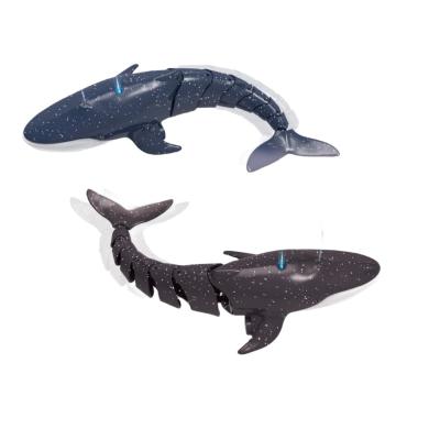 China Other New Children's Remote Control Electric Swing Fish Swimming Model Ship Whale Fish 2.4G Simulation Toys for sale