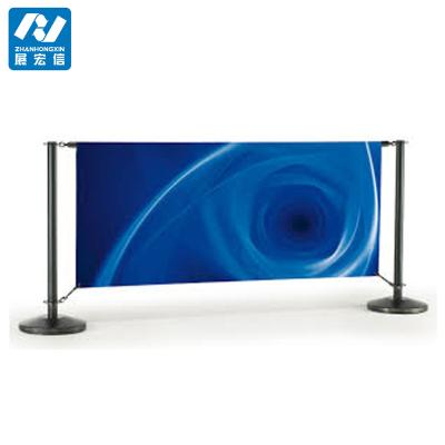 China Cafe Advertising Mesh Banner Cafe Barrier , Line Queue Stand for sale