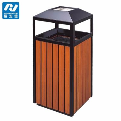 China Low Price Good Quality Metal Waste Bin Viable Outdoor Waste Bin for sale