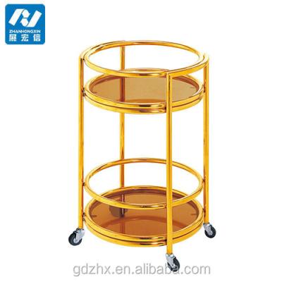 China Hotel Trolley Luxury Hotel Liquor Wine Serving Cart for sale