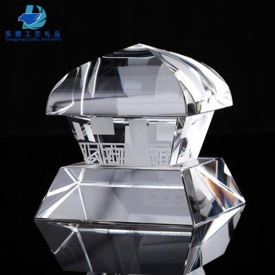 China China souvenir small crystal paperweight crystal jar gift for home decoration for sale